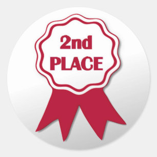 Pegatinas rojos del premio de la cinta del