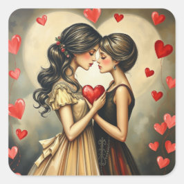Pegatinas románticas