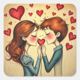 Pegatinas románticas