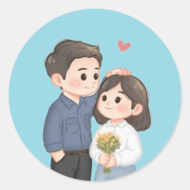 Pegatinas románticos de amor - Etiquetas de regalo