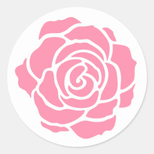 Pegatinas Rosa Rosa