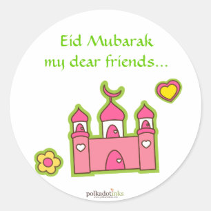 Pegatinas rosados de la mezquita