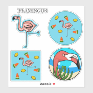 Pegatinas rosados de Vinyl