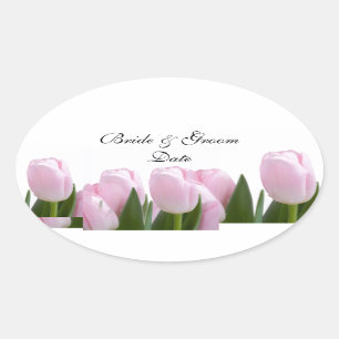 PEGATINAS ROSADOS DEL SELLO PARA SOBRES DE LA BODA