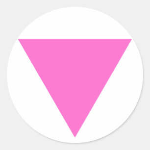 Pegatinas rosados del triángulo