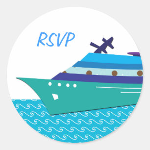 Pegatinas RSVP de cruceros