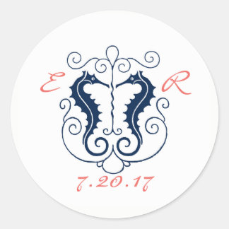 Pegatinas Rustic Seahorse Favorito - Armada + Cora