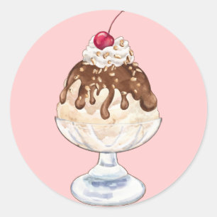 Pegatinas sabrosos - helado