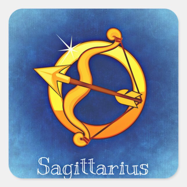 pegatinas sagittarius zodiac (Anverso)