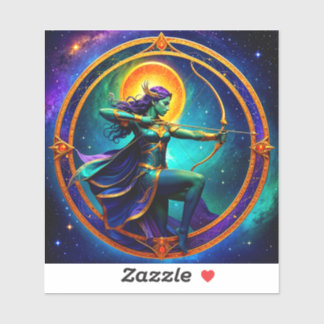 Pegatinas Sagittarius Zodiac, Zodiaco Celeste