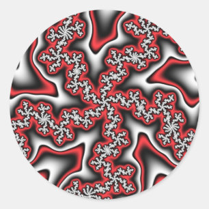 Pegatinas salvajes idos copos de nieve