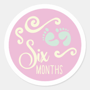 Pegatinas Seis Meses
