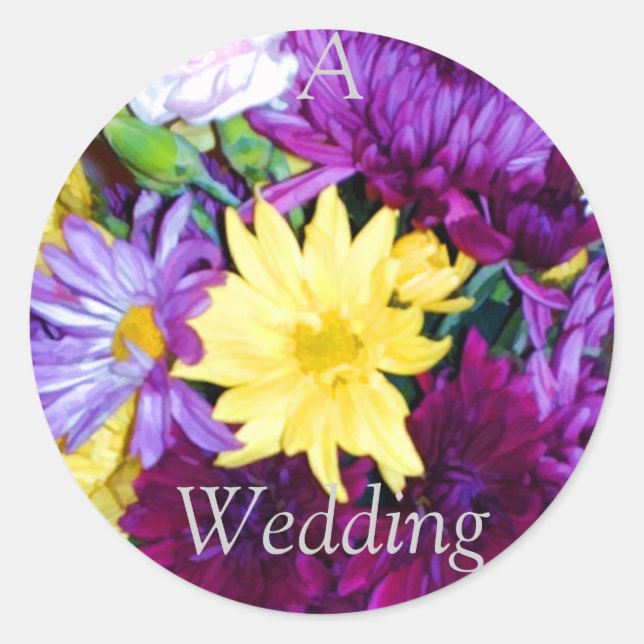 Pegatinas Sello para sobres boda (Anverso)