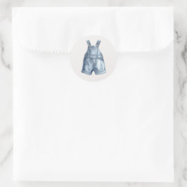 Pegatinas sencillas para sobres de Baby Shower en