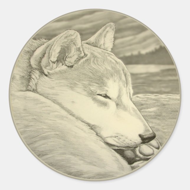Pegatinas Shiba Inu Perro Lover Shiba Inu Pegatina (Anverso)