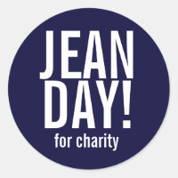 Pegatinas simples de la Marina Azul Jean Day
