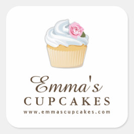 Pegatinas simples de pastelitos de Personalizable