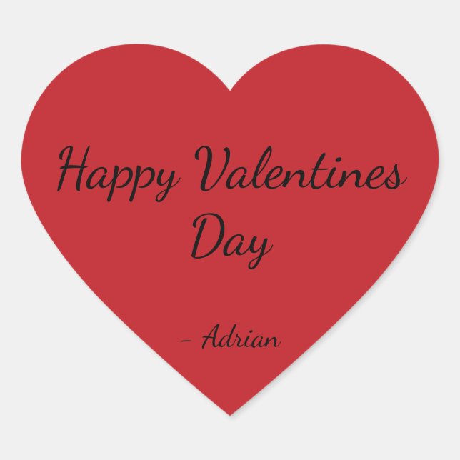 Pegatinas simples y lindas del Día de San Valentín (Anverso)