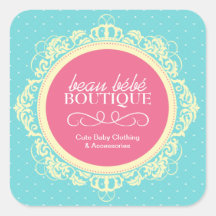 Pegatinas singulares de Boutique Baby