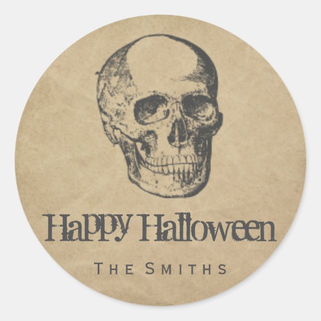 Pegatinas Skull Vintage (Anverso)