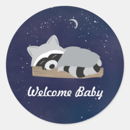 Pegatinas Sleepy Raccoon