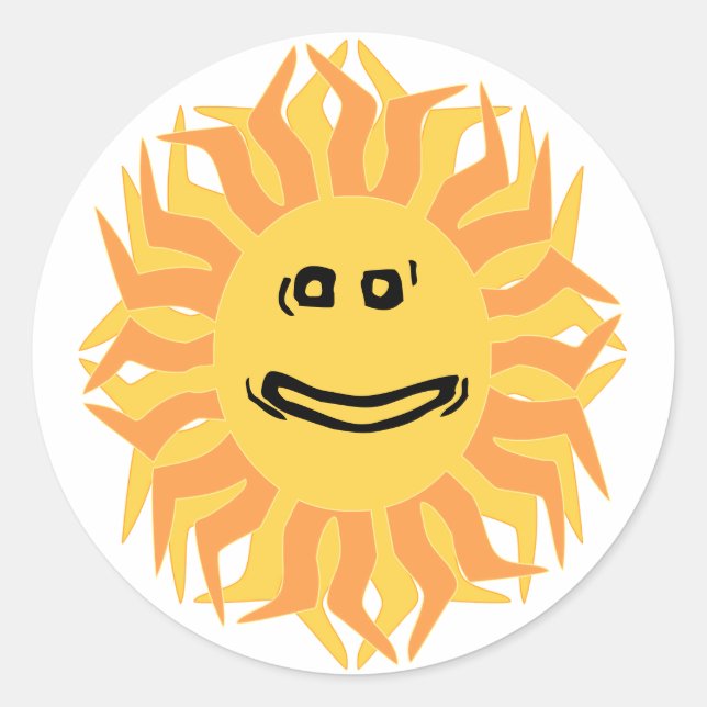 pegatinas solares de sonrisa (Anverso)