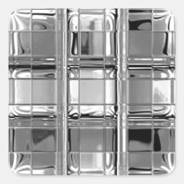 Pegatinas sombras de mosaico de vidrio gris