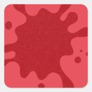 Pegatinas Splash de Plaza Roja de Tomate – Persona
