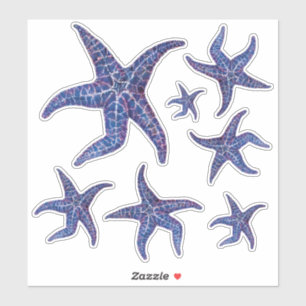 Pegatinas Starfish - AZUL