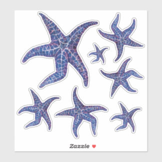Pegatinas Starfish - AZUL