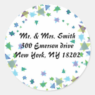 Pegatinas Starof David Jewish REPLY RETURN