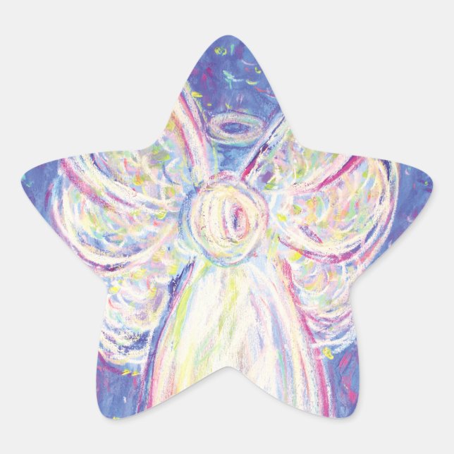 Pegatinas Starry Night Angel Art Decal (Anverso)