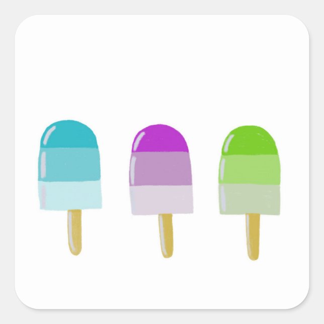 Pegatinas Super Cute Con Diseño Popsicle 3 (Anverso)