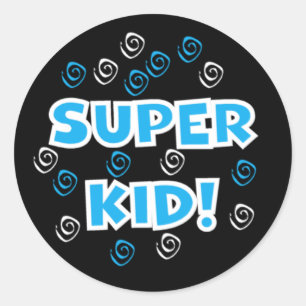 Pegatinas Super Kid Blue y Black