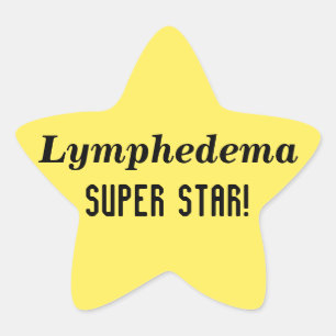 Pegatinas Super Star de Lymphedema