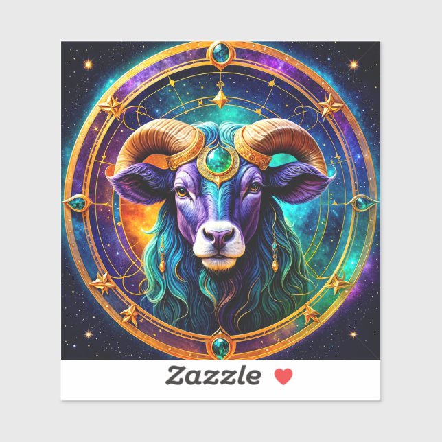 Pegatinas Taurus Zodiac, Zodiaco Celeste (Hoja)