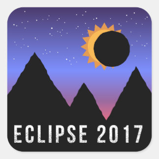 pegatinas Temáticos Del Eclipse Solar De 2017