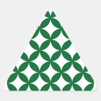 Pegatinas triangulares Green Shippo