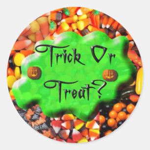 Pegatinas - Trick Trek Slimy en los caramelos