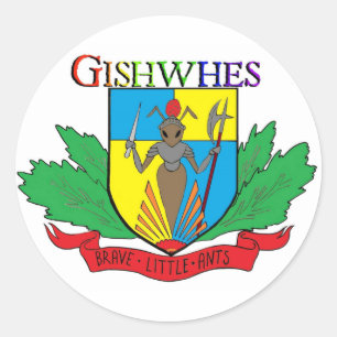 Pegatinas valientes de las hormigas de Gishwhes
