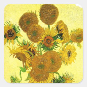 Pegatinas Van Gogh Sunflowers
