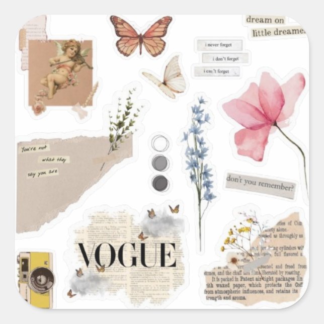 pegatinas vintage (Anverso)