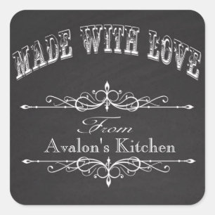 Pegatinas Vintage Chalkboard Baking