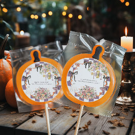 Pegatinas Vintage de Halloween Cottagecore Espeluz