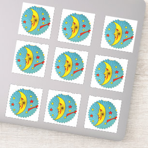 Pegatinas Vintage Moon   Decoración celeste