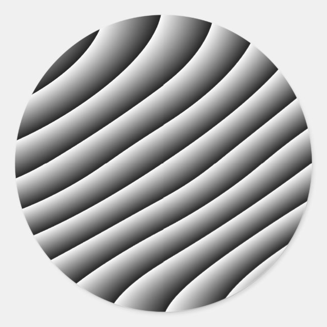 Pegatinas Vintage Wavy Lines (Anverso)