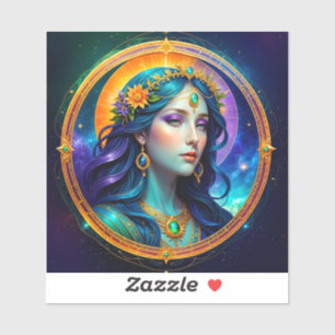 Pegatinas Virgo Zodiaco, Zodiaco Celestial