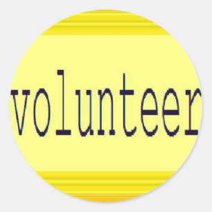 Pegatinas voluntarios del ladrillo del oro