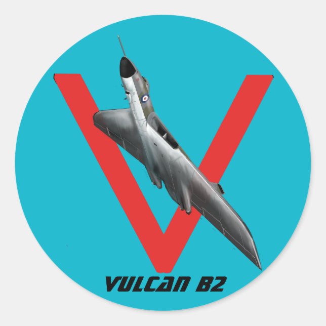 Pegatinas Vulcan Bomber (Anverso)