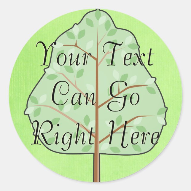 Pegatinas Woodland Tree (Anverso)